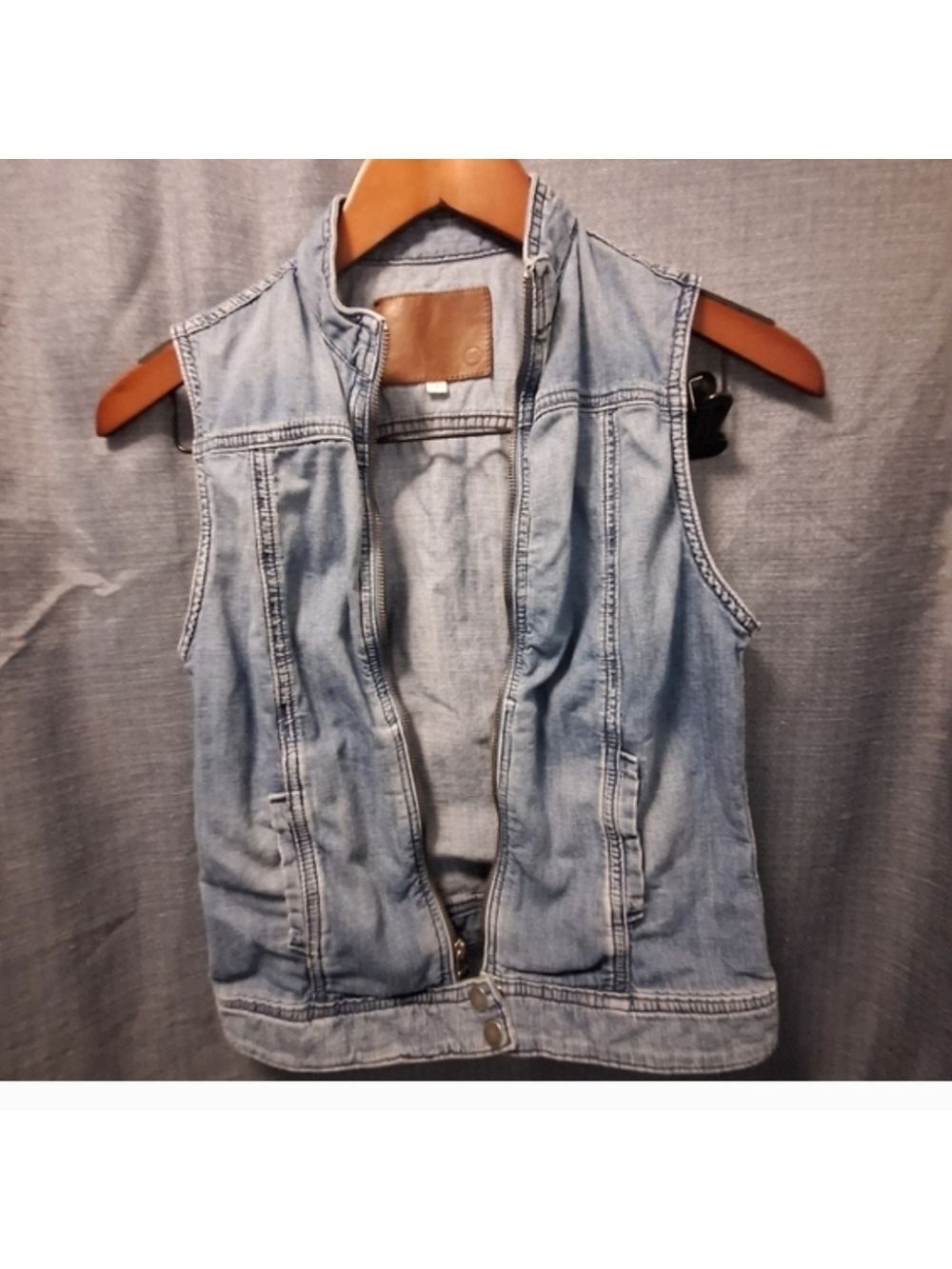 Adriano Goldschmied Denim Sleeveless Vest Small - Picture 2 of 5